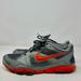 Nike Shoes | Nike Free Tr Gray Orange Flyknit Running Athletic Shoe Lightweight Men Size 8 | Color: Gray/Orange | Size: 8