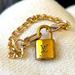 Louis Vuitton Jewelry | Louis Vuitton Lock 306, Key, And Unbranded Bracelet Chain | Color: Gold | Size: Os