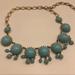 J. Crew Jewelry | J. Crew Light Blue & Gold Necklace | Color: Blue/Gold | Size: Os