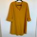 Zara Dresses | Like New Zara Dress In Mustard Yellow | Color: Gold | Size: S