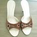 Gucci Shoes | Authentic Classic Brown Gucci Sandals | Color: Brown/White | Size: 6