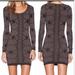 Free People Dresses | Intimately By Free People Jacquard Dress---M/L | Color: Black/Gray | Size: M/L