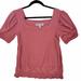 Anthropologie Tops | Anthropologie Dolan Top Red Brick Size M | Color: Red | Size: M