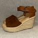 Nine West Shoes | Brown Wedge Sandals | Color: Brown | Size: 8