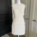 J. Crew Dresses | J. Crew White Tweed Sleeveless Sheath Dress Size 6p | Color: White | Size: 6p