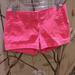 J. Crew Shorts | J Crew Womens Chino Sz 4 Shorts Flat Front- X20 | Color: Pink | Size: 4