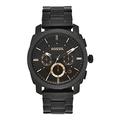 Fossil Men's Machine Stainless Steel Case Quartz Chronograph Watch, Black, Black Dial, One Size, FS4682IE