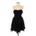 Zara Cocktail Dress - Party: Black Dresses - Women's Size Medium
