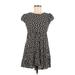 American Eagle Outfitters Casual Dress - Fit & Flare: Black Hearts Dresses - Women's Size X-Small