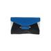 Vince Camuto Leather Clutch: Blue Color Block Bags