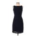 Banana Republic Casual Dress - Bodycon: Blue Jacquard Dresses - Women's Size 0