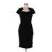 Grace Karin Casual Dress - Midi: Black Solid Dresses - Women's Size Large