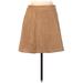 Pink Lily Casual Skirt: Tan Tortoise Bottoms - Women's Size Large