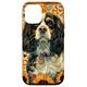 Hülle für iPhone 15 Pro King Charles Spaniel Western Boho Hundeliebhaber