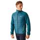 Regatta Mens Hybrid Full Zip Jacket Padded Coat, Moroccan Blue(Citron Lime), XL EU