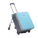 Suitcase Sit And Ride Multi-functional Trolley Case Boarding Travel Suitcase Foldable Suitcase Convenient For Going Out Luggage Travel Luggage with Wheels ( Color : Blue , Taille unique : A_20INCH )
