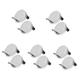 Hemobllo 10 Sets cover plate toilet seat hinge fixings Hinge tops toilet seat screws toilet seat hinges replacement parts set toilet seat Accessories toilet seat screws