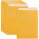 Ruuizksa Pack of 100 10 x 12 Large Catalogue Envelopes, Self-Adhesive, Large Paper Envelopes, Yellow Brown Envelopes for Mailing, Organising and Storing