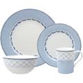 NIKKO BLUE BRUSHSTROKE 4 pc place setting