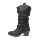 Rocket Dog Sidestep Womens Black Cowboy Boot - Size 6 UK - Black