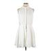 Nasty Gal Inc. Cocktail Dress - Shirtdress: White Dresses - Women's Size Medium