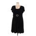 R&M Richards Casual Dress: Black Solid Dresses - Women's Size 20