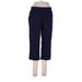 Coral Bay Casual Pants - High Rise: Blue Bottoms - Women's Size Medium Petite