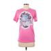 Bella + Canvas Short Sleeve T-Shirt: Pink Tops - Women's Size Small