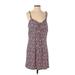No Boundaries Casual Dress: Purple Leopard Print Dresses - Women's Size 21