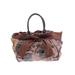 Deux Lux Shoulder Bag: Brown Floral Motif Bags