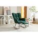 Elegant Accent Chair Rocking Chair With Enjoyment Adjustable Footrest