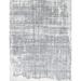 White 24 x 0.25 in Area Rug - Bokara Rug Co, Inc. Hand-Knotted High-Quality Silver Area Rug Viscose/Wool | 24 W x 0.25 D in | Wayfair