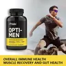 Opti-Men Vitamin C Zinc & Vitamins D E B12 120 Capsules for Immune Support Men's Daily