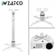 WZATCO Universal C5 C3 C6 TD96 Projector Ceiling Mount Wall Bracket Holder Hanging Bracket M19 YG620