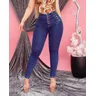 2024 New Skinny Women Pants Peach Hip Slim Fit Sexy Skinny Hip-Lifting Pencil Jeans for Women High