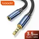 Toocki 3.5mm Jack Aux Cable Support Mic For Headphones Speaker Extender Cord For Mobile Phone Car