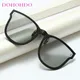 Unisex Square Clip on Sunglasses Photochromic Glasses Flip Up Sun Glasses Polarized Sun Glasses Men