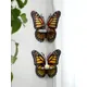 Étagère en bois papillon présentoir en pierre de cristal étagère d'angle peinte étagères