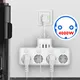 EU Plug Outlet Power Strip Wall Socket Expansion Plug 4-Way Power Strip Fast Charge Multitap USB