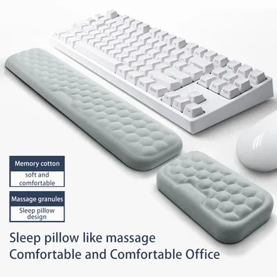 Repose-poignet ergonomique en mousse à mémoire de forme pour clavier et souris accessoire de