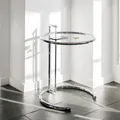 JOYLOVE Stainless Steel Creative Glass Lift Coffee Table Simple Household Transparent Sofa Tables