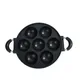 7-Hole Cake Cooking Pan Cast Iron Omelette Pan Non-stick Cooking Pot Breakfast Egg Cooking Pie Cake