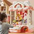 Automatic Mini Claw Machine Toys for Children Coin Operated Play Game Arcade Crane Doll Machines