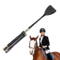 Horse Whip Riding Crop Portable PU Leather Riding Crop Durable Horse Riding Whip Riding Crop Whip