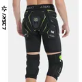 LDSKI New Ski Protectors Impact Shorts Knee Pads Four Layers Protection Thickened Tailbone Guard