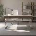 Recon Furniture 55.12" rectangular SLATE desk in White | 29.53 H x 55.12 W x 27.56 D in | Wayfair Desk0328TM5319032539134RF140