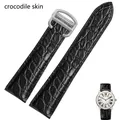 Watch strap genuine leather crocodile leather suitable for Cartier tank solo London Sandoz Watch