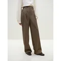 FSLE-Pantalon ingent pour femme pantalon taille haute pantalon large pantalon droit pantalon