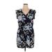F&F Clothing Casual Dress: Blue Floral Motif Dresses - Women's Size 20