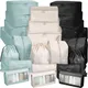 Cubes d'emballage avec chaussures pour valises sacs cosmétiques accessoires vestisens cubes